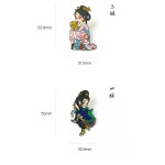 Black Myth Wukong Zhu BajIe Spider Sister Badge Metal Fridge Magnet